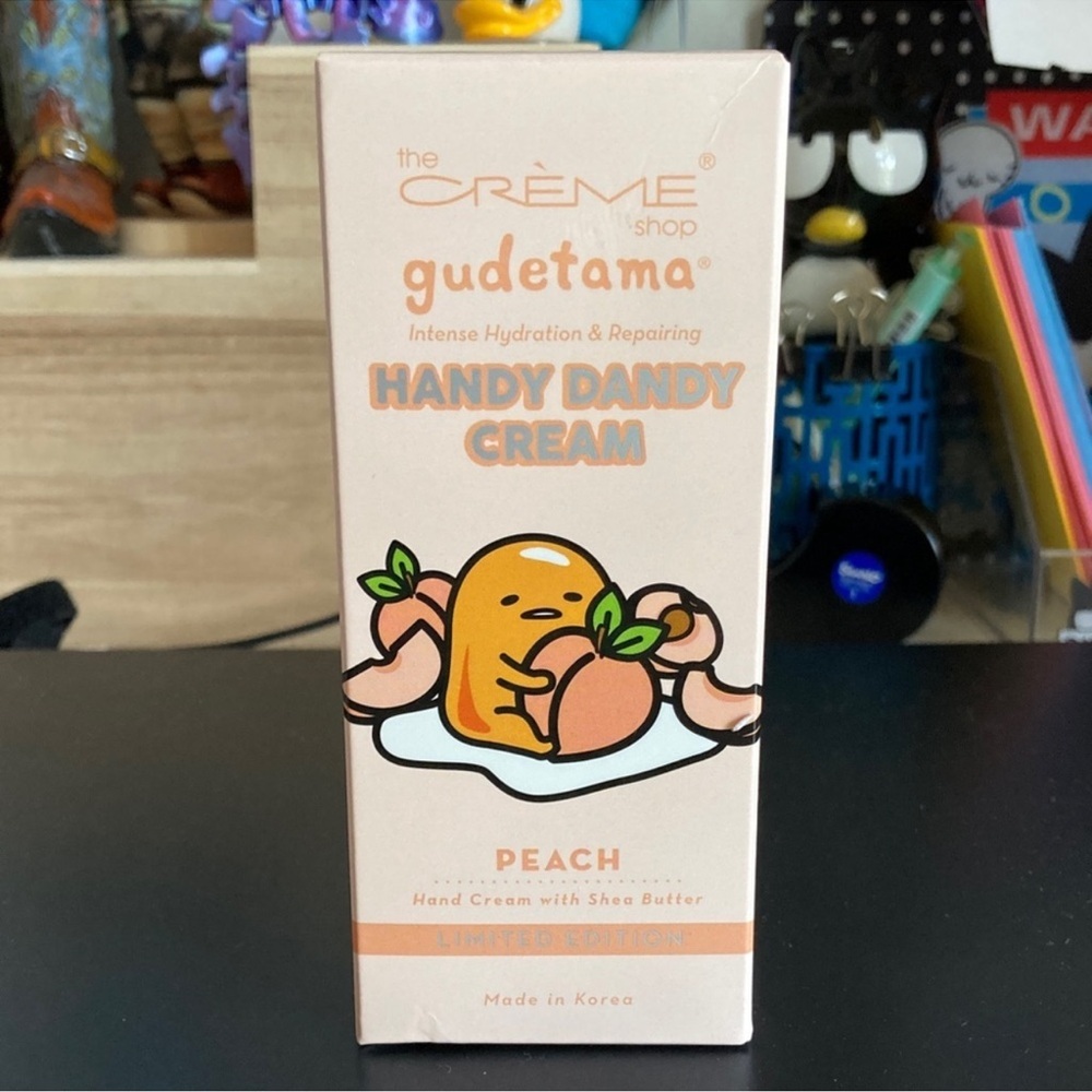 The Crème Shop x Gudetama Handy Dandy Cream – Peach (Limited‎ Edition)